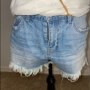 2 for $15 High waisted Frayed Short Denim shorts